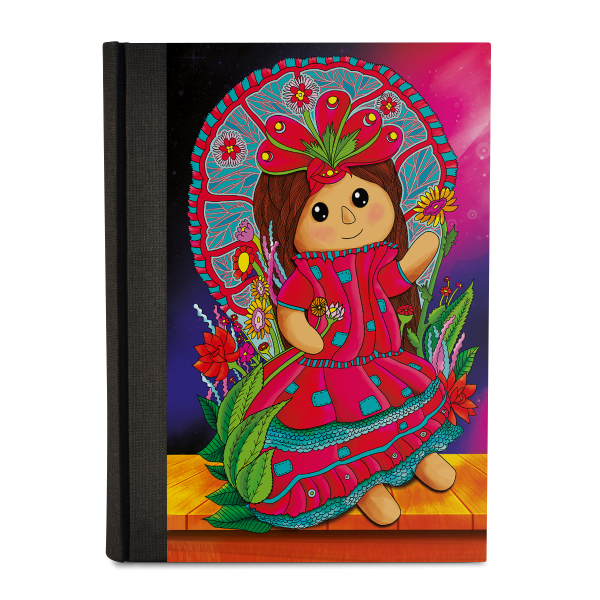 Libreta Muñeca Mexicana Primavera