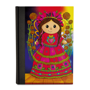 Libreta Muñeca Mexicana Día De Muertos