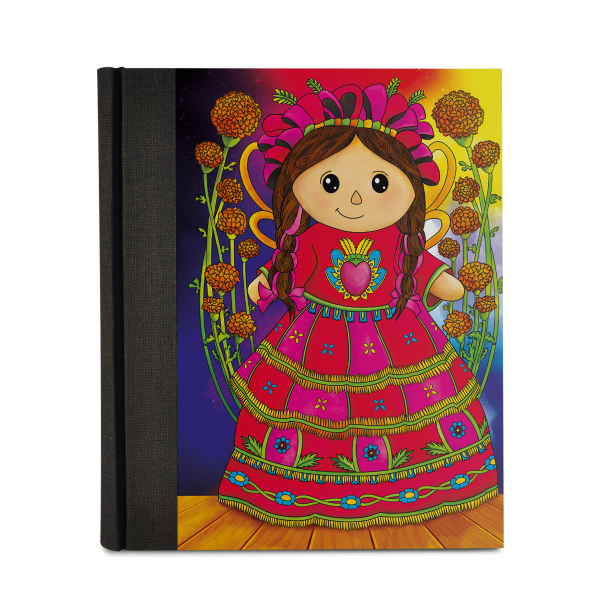 Libreta Muñeca Mexicana Día De Muertos